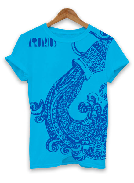 Aquarius | Womens T-shirt | Regular Fit | Blue