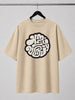 Aram Seyya | Oversized T-shirt | DTF Print | Beige