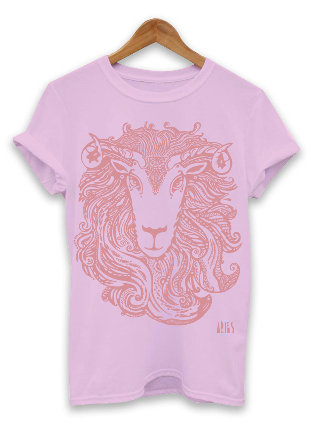 Aries | Womens T-shirt | Regular Fit | Pink