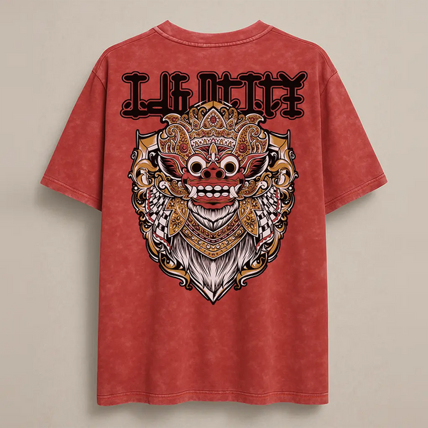 Bali | Identity Is Everything | Oversized T-shirt | Red