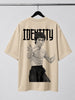 Bruce Lee  | Oversized T-shirt | DTF Print | Beige