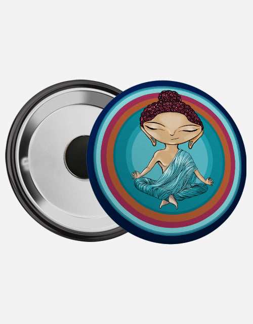 Buddha Magnetic Badge