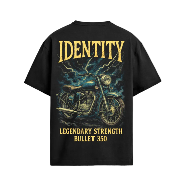 Bullet | Identity Is Everything | Oversized T-shirt | Black