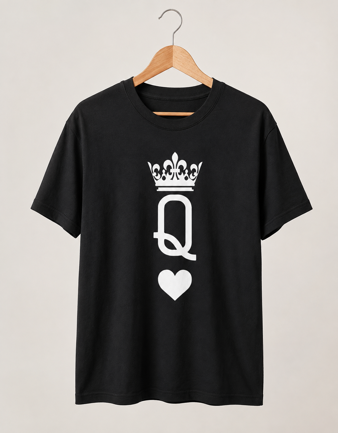 Queen | Couples T-shirt | Black