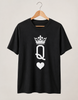 Queen | Couples T-shirt | Black