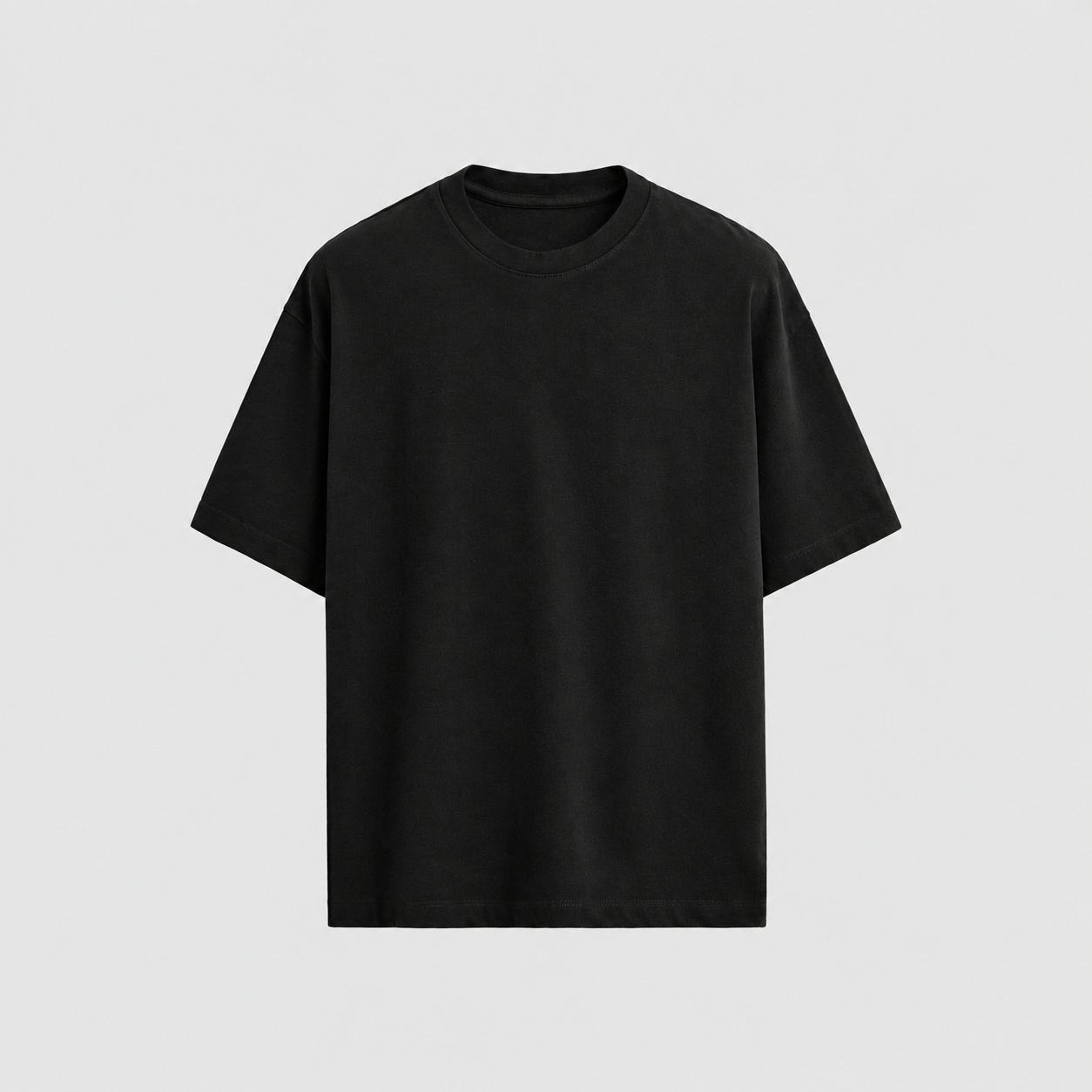 Plain T-shirt | Oversized T-shirt | Black
