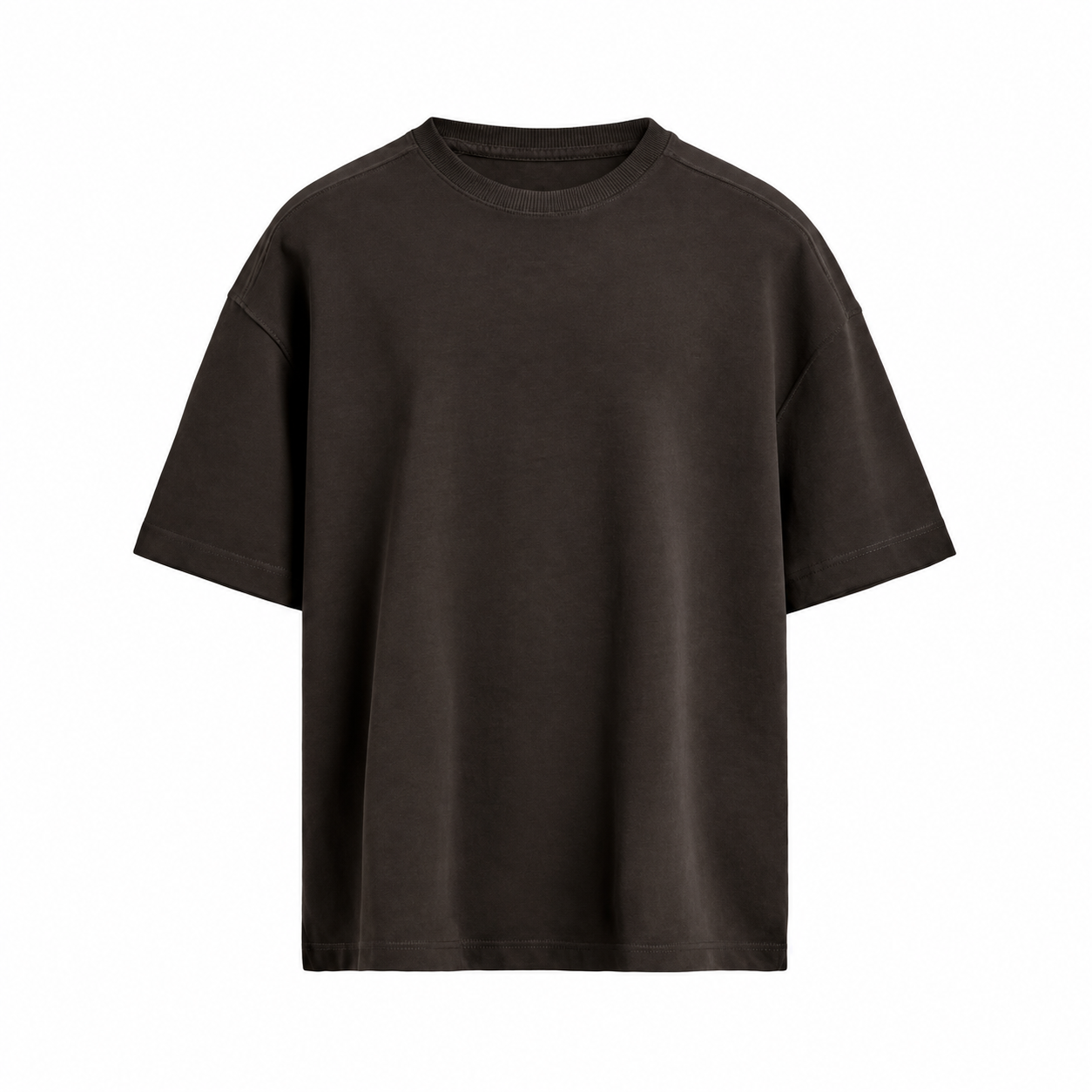 Plain T-shirt | Oversized T-shirt | Brown