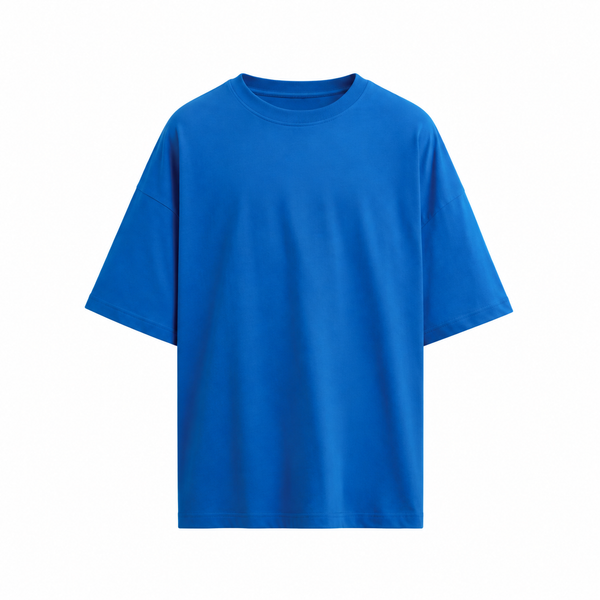 Plain T-shirt | Oversized T-shirt | Blue
