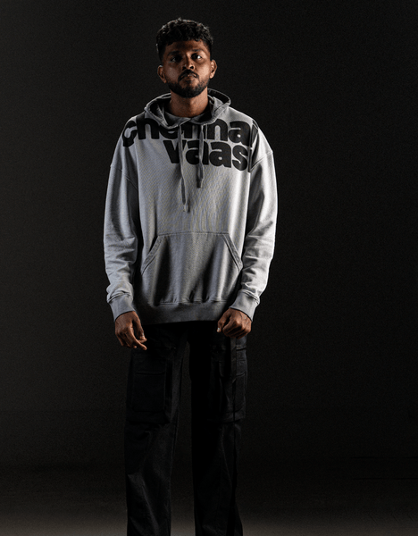 Chennai Vaasi CPD  Drop Shoulder Hoodie by angi clothing