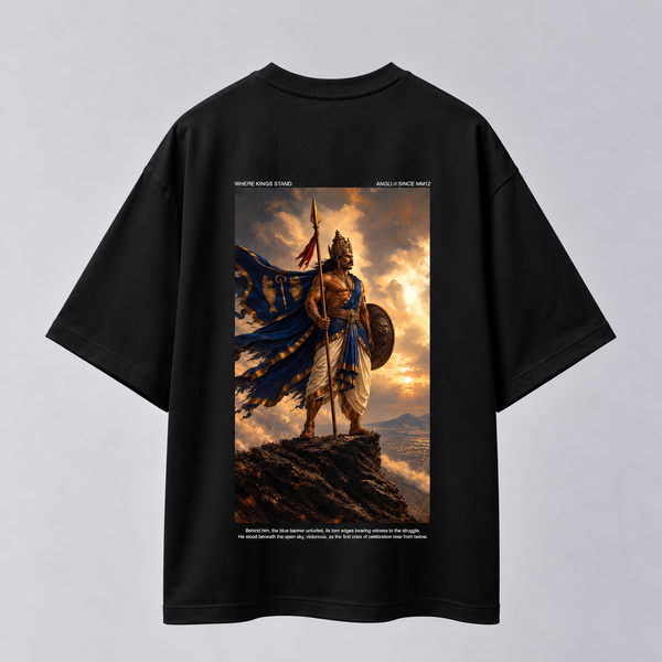 Chola King | Oversized T-shirt | DTF Print | Black