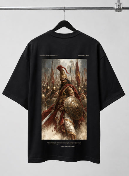 Chola Roar | Oversized T-shirt | DTF Print | Black