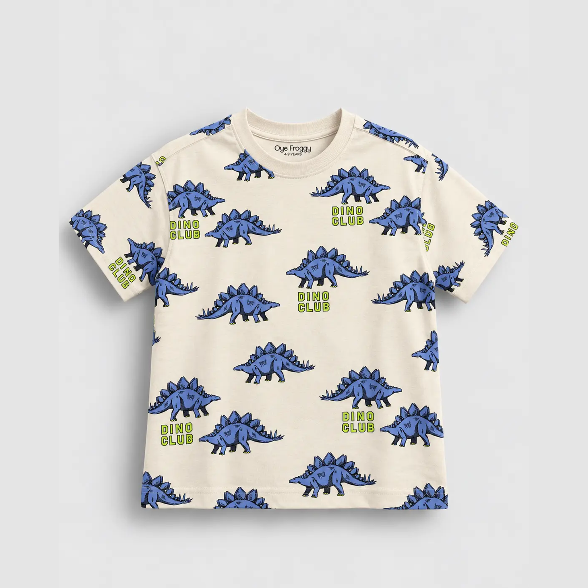 Dino | Kids Oversized T-shirt | Offwhite