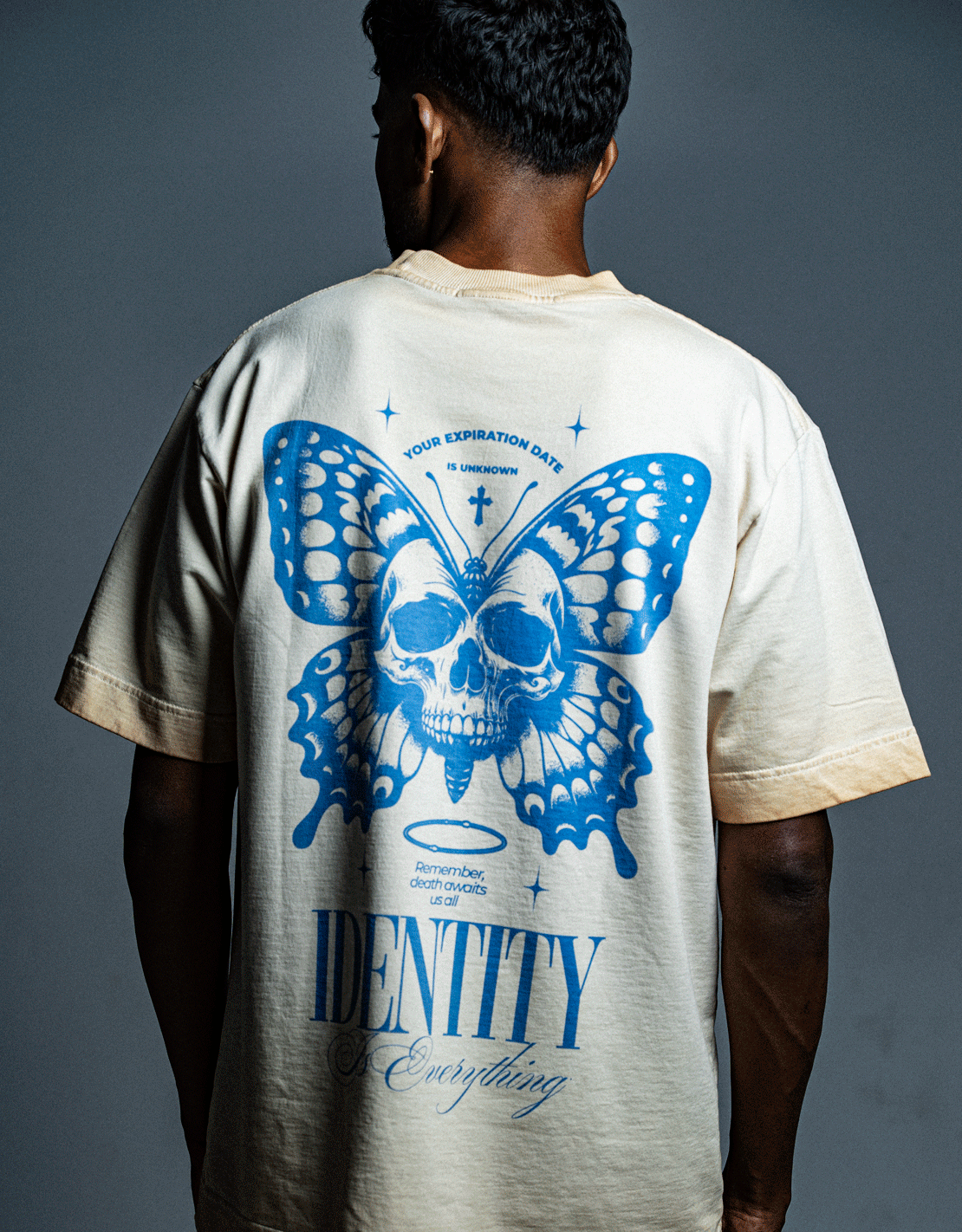 Death Butterfly identity oversized tshirt 