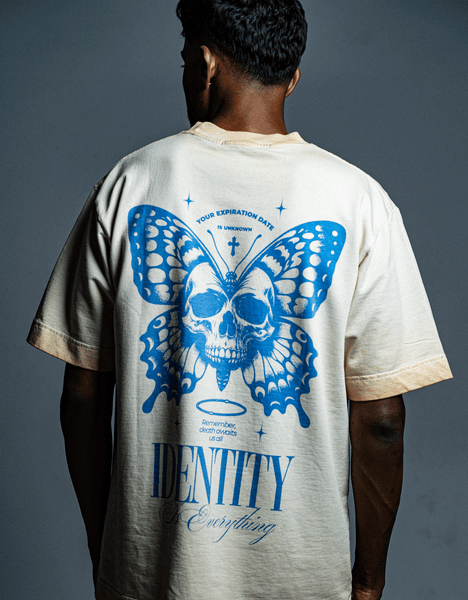 Death Butterfly identity oversized tshirt 