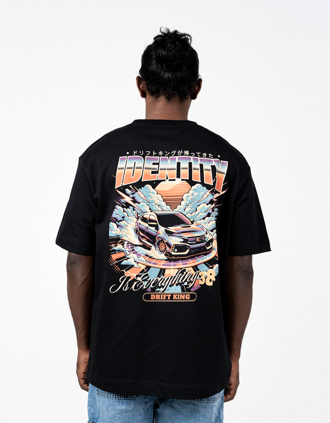 Drift king oversized t-shirt identity