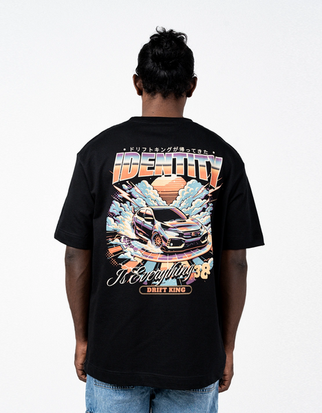Drift king oversized t-shirt identity
