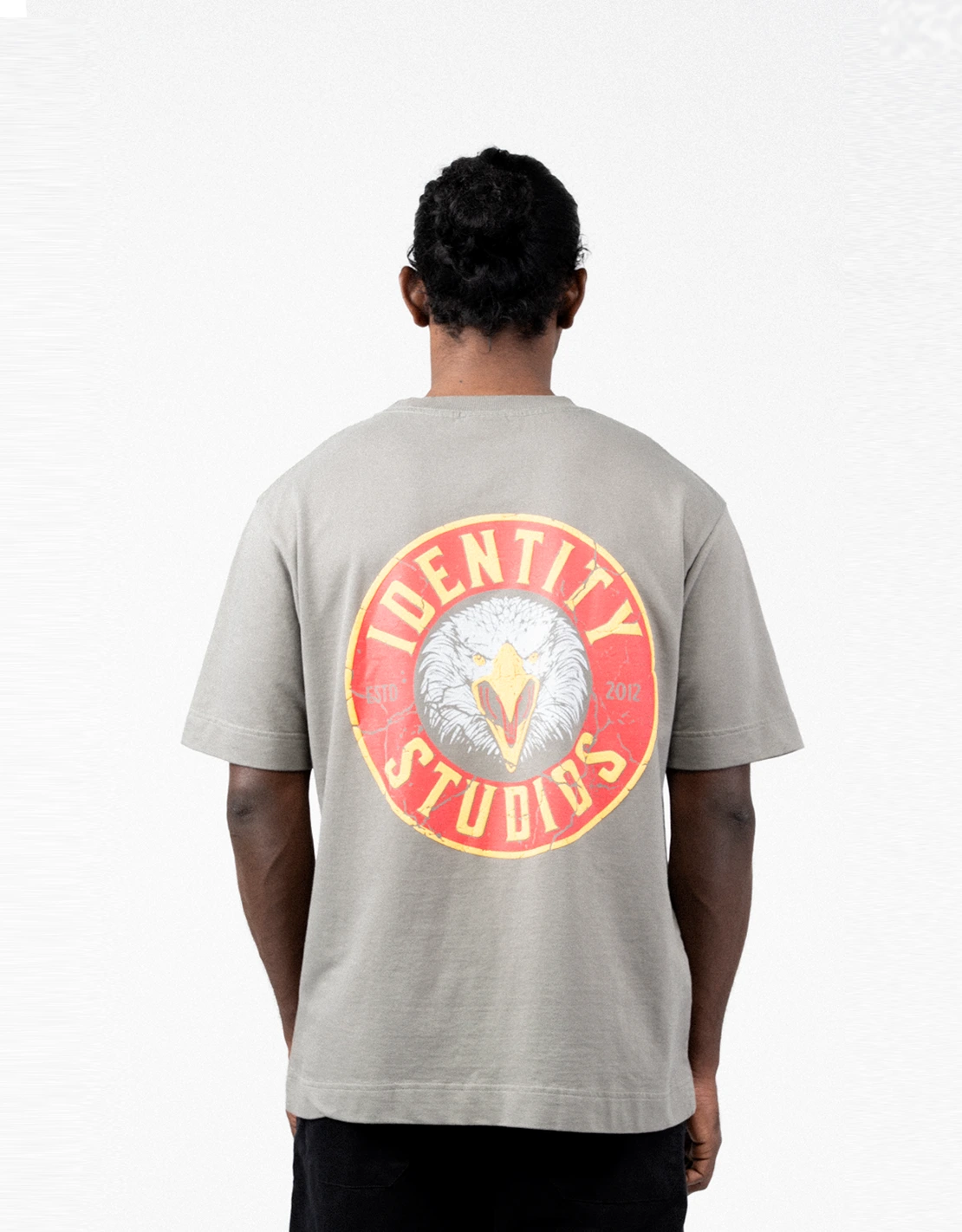 Bald Eagle | Identity Is Everything | Oversized T-shirt | Grey