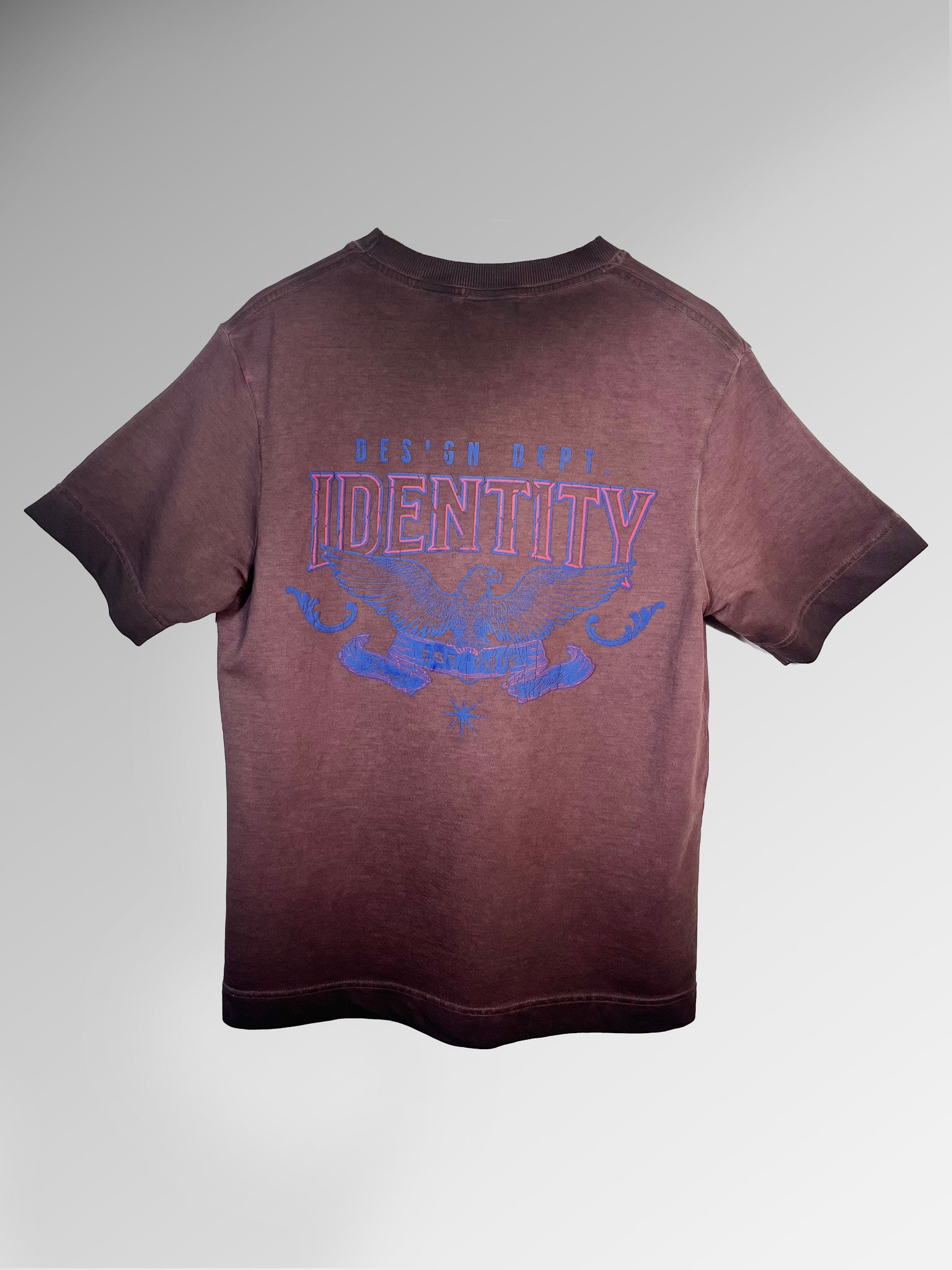 Frank Furt | Puff Print | Identity Is Everything | Oversized T-shirt| Brown