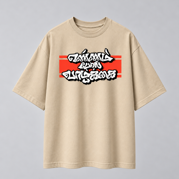 Ennam Pol Vazhkai | Oversized T-shirt | DTF Print | Beige
