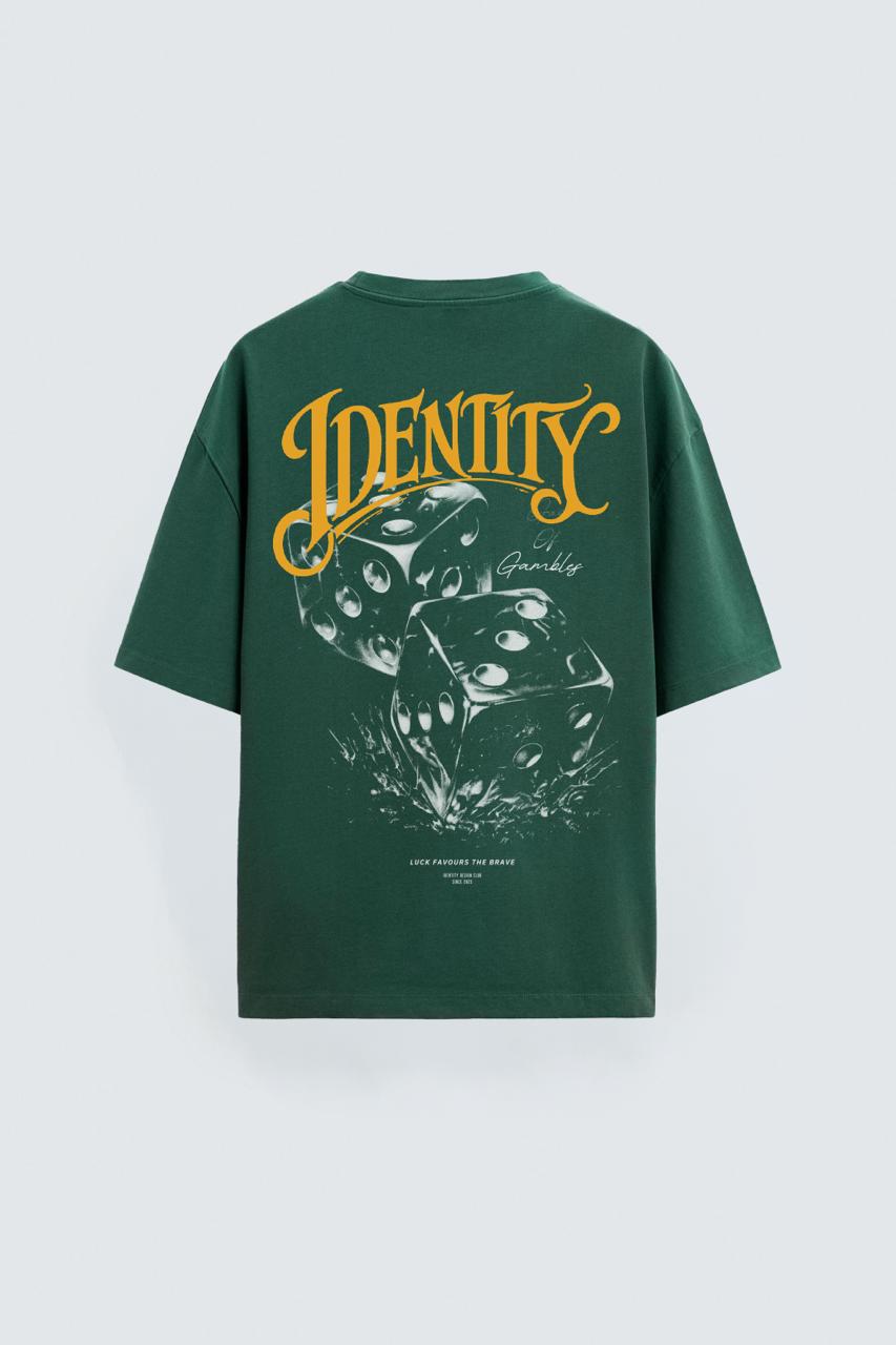 Gamble | Identity Is Everything | Oversized T-shirt | Green