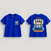 Take a Hike | Kids Oversized T-shirt | Blue