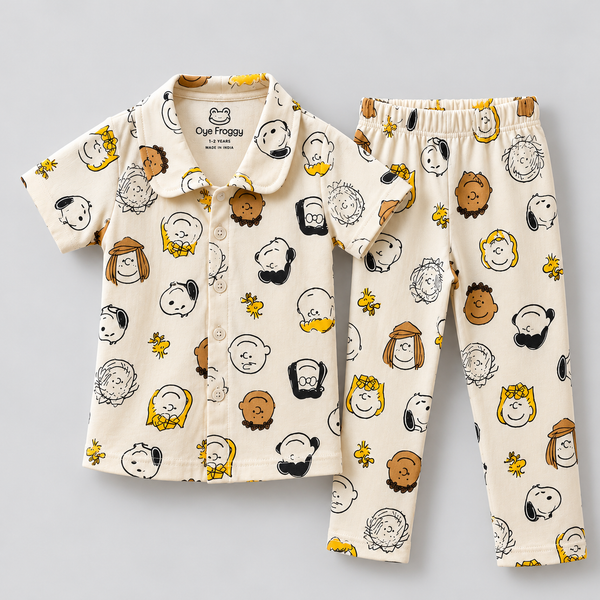 Funny Face | Kids Pyjama Set | AOP Print