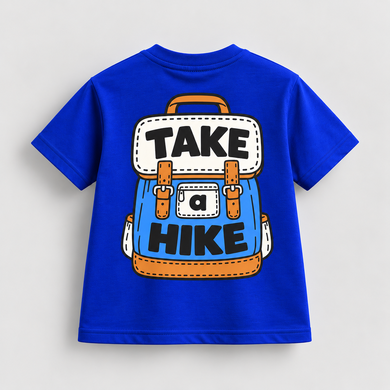 Take a Hike | Kids Oversized T-shirt | Blue