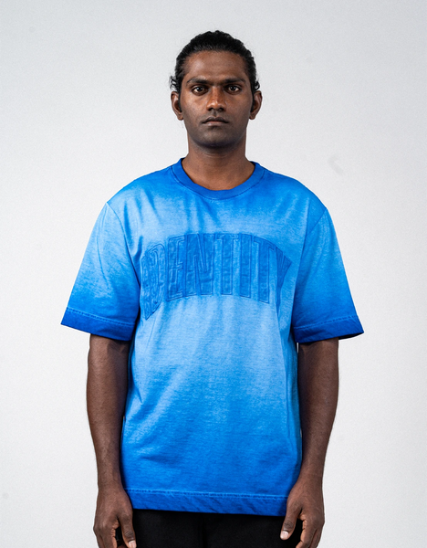 Identity Applique | Identity Is Everything | Oversized T-shirt | Blue