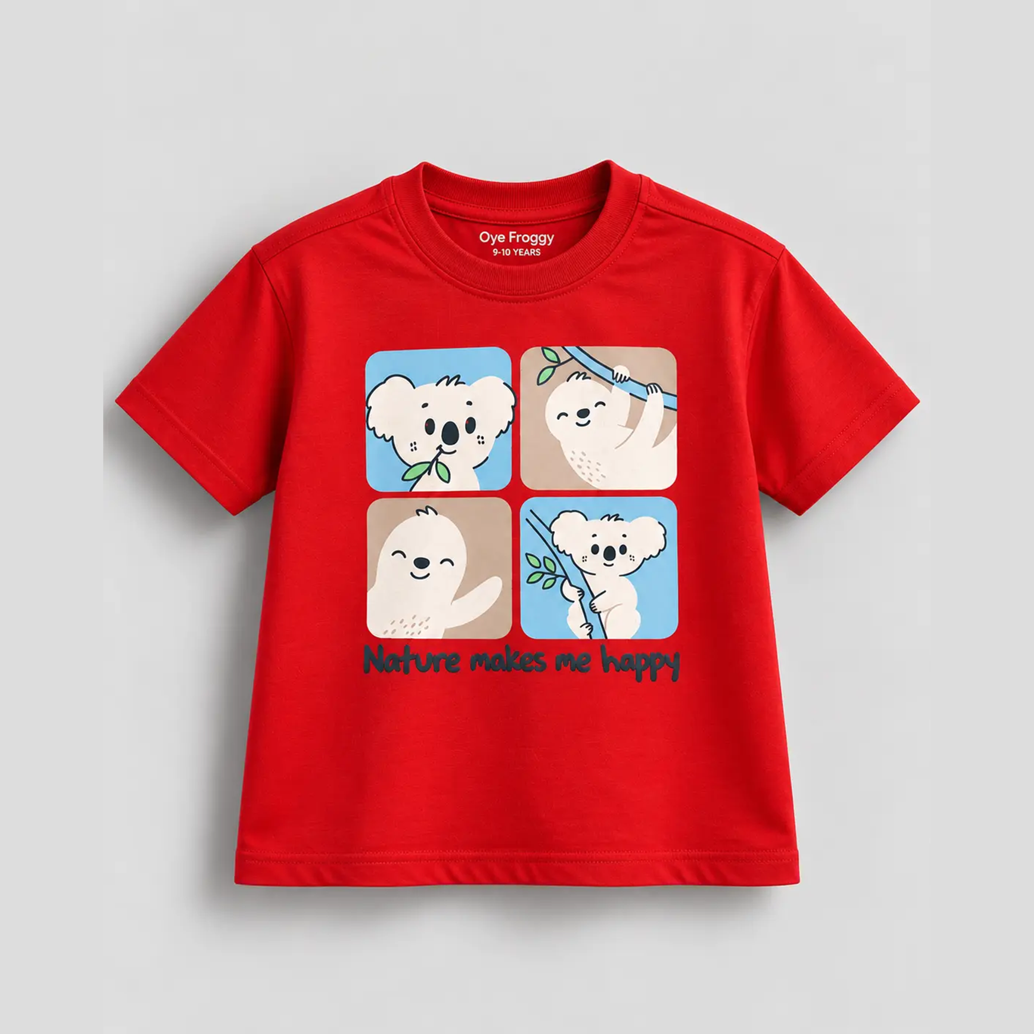 Kolo | Kids Oversized T-shirt | Red