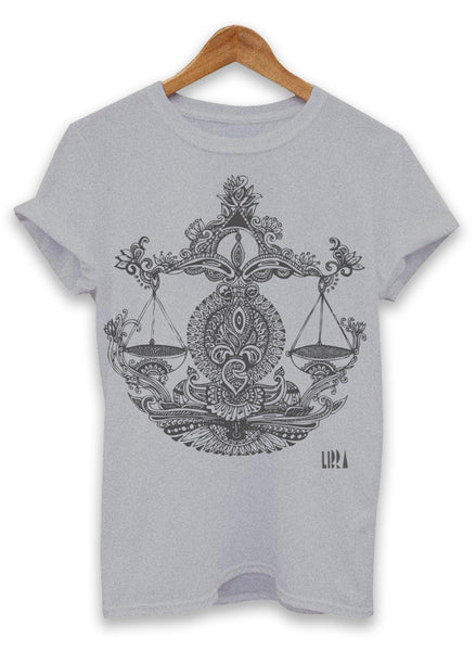 Libra | Womens T-shirt | Regular Fit | Grey