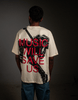 Music Will Save Us | Identity Is Everything | Oversized T-shirt| Beige