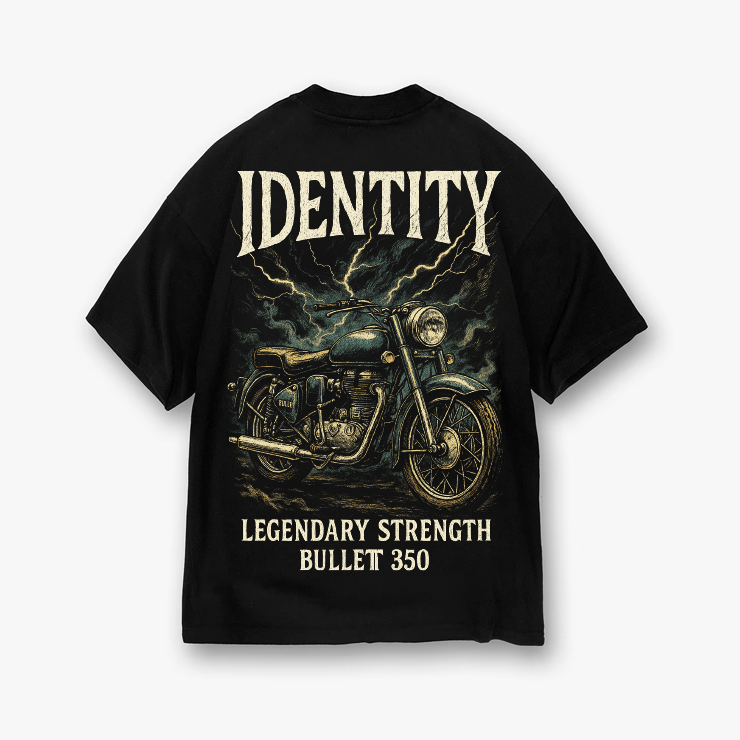 Bullet | Identity Is Everything | Oversized T-shirt | Black
