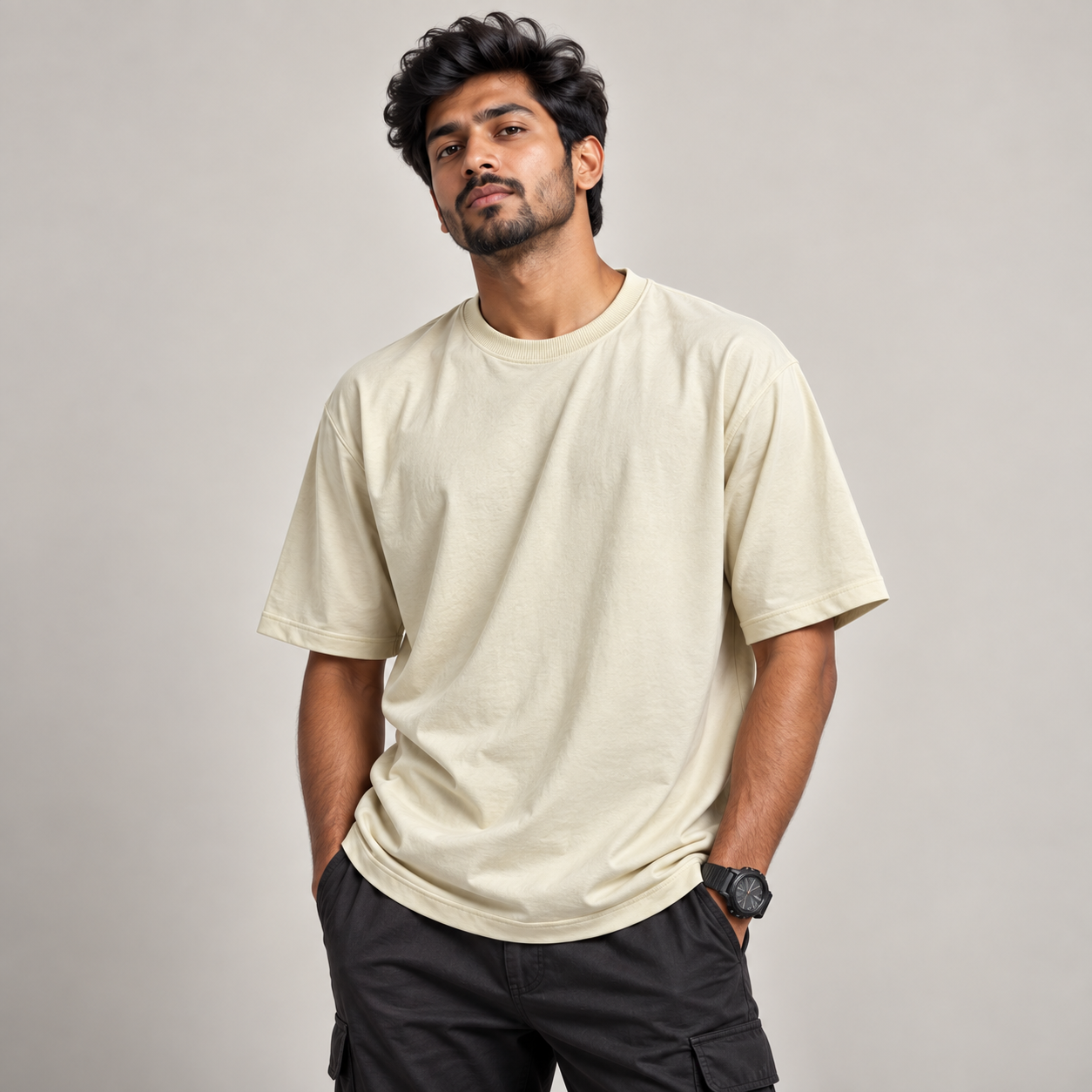 Plain T-shirt | Oversized T-shirt | Off White