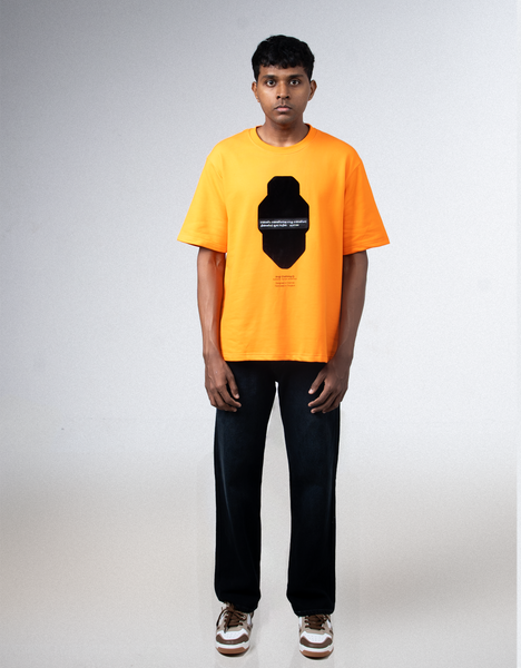 VALLUVAM ORANGE | OVERSIZED TAMIL T-SHIRT