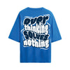 Over Thinking | Identity Is Everything | Oversized T-shirt | Blue