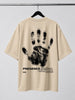 Presence | Oversized T-shirt | DTF Print | Beige
