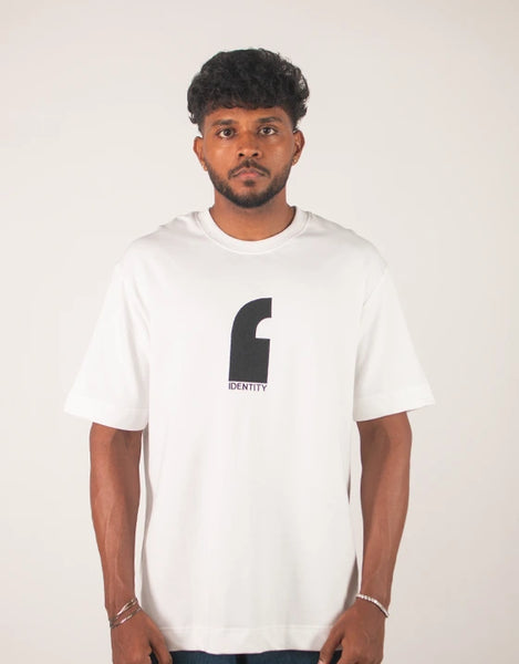 Comma | Identity Is Everything | Oversized T-shirt | White