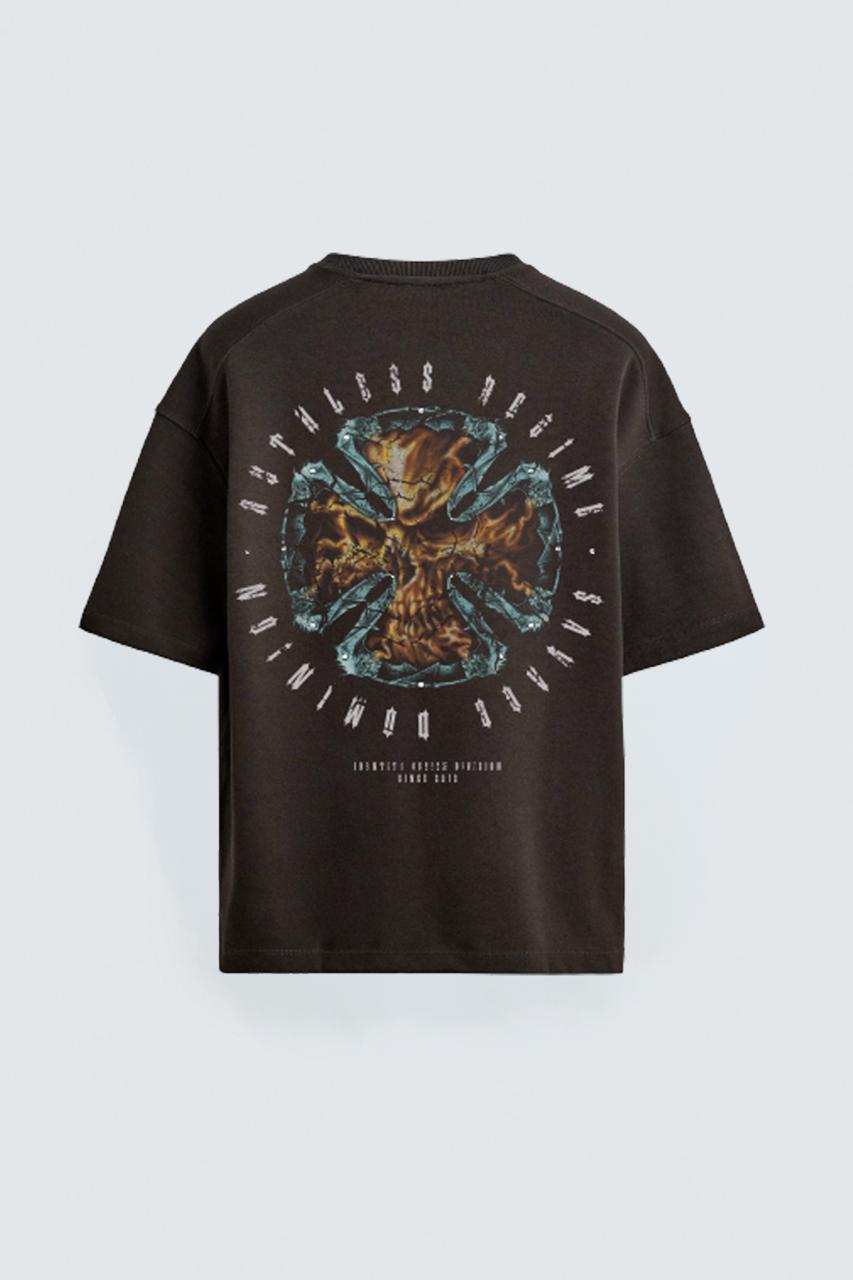 Ruthless | Identity Is Everything | Oversized T-shirt | Brown