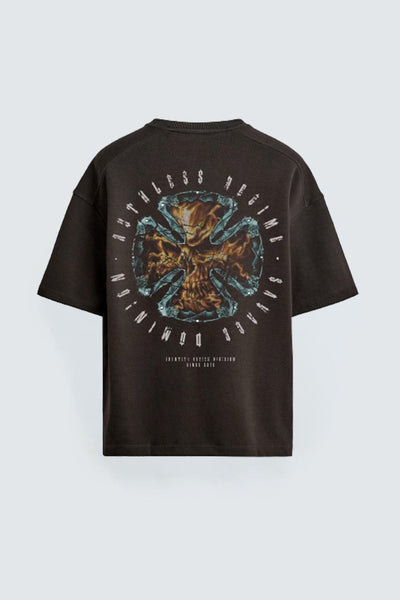 Ruthless | Identity Is Everything | Oversized T-shirt | Brown