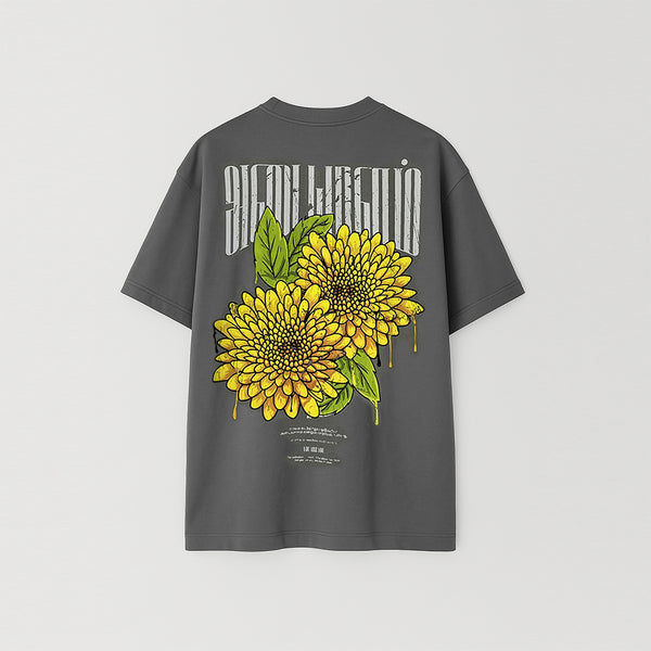 Saamandhi Poo | Oversized Tamil T-shirt | Grey