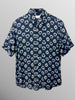 Printed Shirt - Indigo Blue