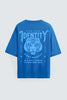Tiger | Identity Is Everything | Oversized T-shirt | Blue