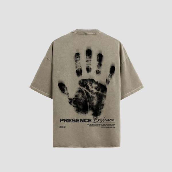 Presence | Identity Is Everything | Oversized T-shirt | Light Brown