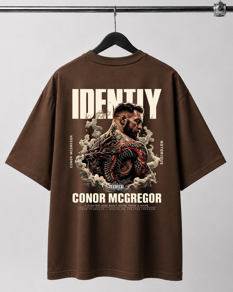 Mc Gregor | Identity Is Everything | Oversized T-shirt | Brown