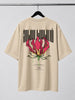 Senganthal Poo | Oversized T-shirt | DTF Print | Beige