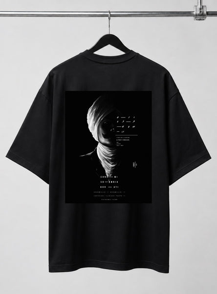 Mundasu Bharathi | Oversized T-shirt | DTF Print | Black