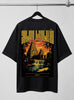 Kovil | Oversized T-shirt | DTF Print | Black