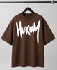 Hukum | Oversized T-shirt | DTF Print | Brown