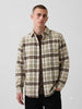 Checked Shirt | Identity | Beige & White