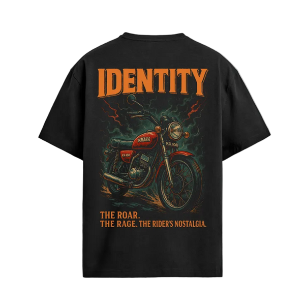 Yamaha | Identity Is Everything | Oversized T-shirt | Black